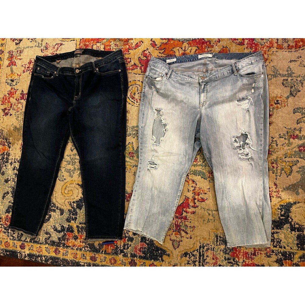 Torrid size 24 regular lot of 2 pairs of jeans